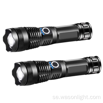 2022 HOT SALE XHP50 1000 LUMENS Ultra Bright Micro USB 18650/3*AAA RECHARGEABLE TORCH ZOOMABLE